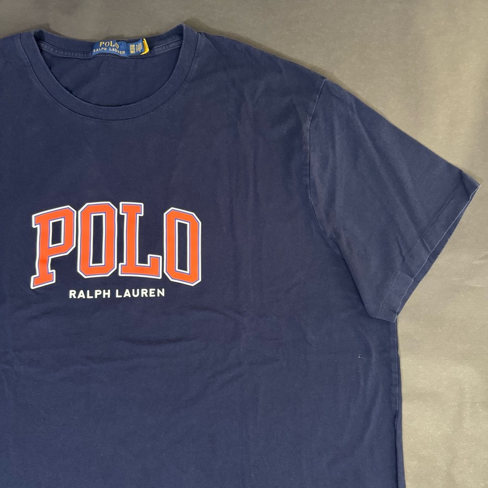 Polo Ralph Lauren Big & Tall Logo Jersey T-Shirt Blue 3XB - Picture 5 of 10